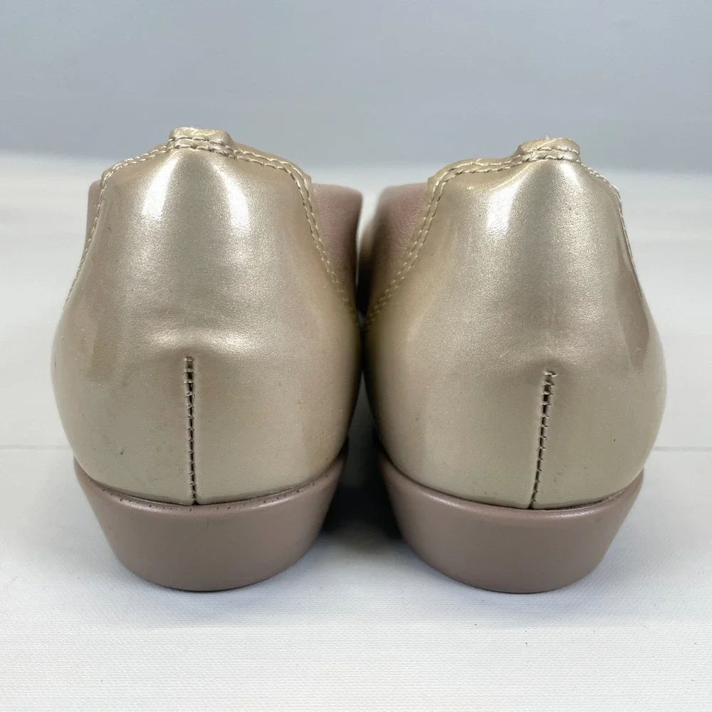 SAS Coco Ballet Flats Womens Size 8 N Beige Blush Leather Slip On Comfort Shoes